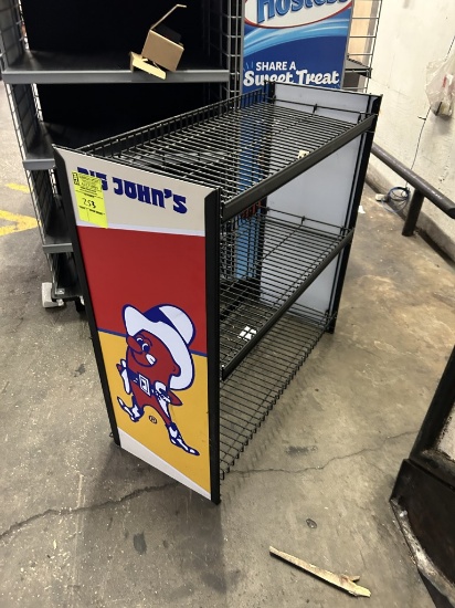 35IN X 15IN X 36IN WIRE HOSTESS DISPLAY