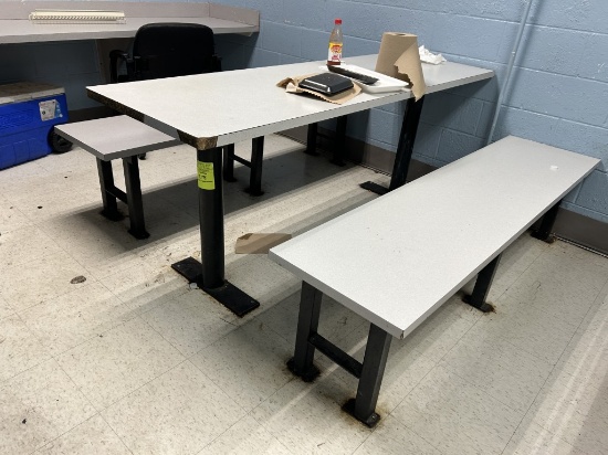 76IN WIDE BOLT DOWN BREAK ROOM TABLES/SEATING