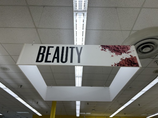 BEAUTY HANGING SIGN