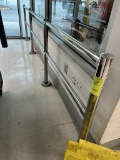 ALL CART CONTAINMENT RAILING AT FRONT OF STORE