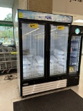 SERV-WARE TWO GLASS DOOR  COMMERCIAL FREEZER