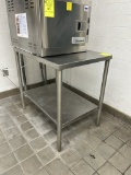 36IN X 24IN X 34IN STAINLESS STEEL TABLE