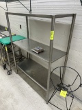47IN X 19IN X 62IN STAINLESS STEEL RACK