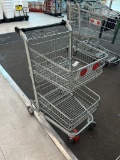 SMALL TWO-BASKET SHOPPING CARTS