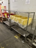 60IN X 18IN X 61IN STAINLESS STEEL RACKS