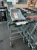FULL SIZE SHOPPING CARTS W/ CAR SEAT HOLDERS