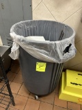 BRUTE TRASH CAN ON DOLLEY