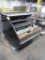 Hussmann sushi case w/ prep area, end cap missing, 4' case