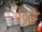 pallet of misc lighting- LED strip lights, Gripple hangers, recessed,