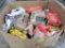 crate of charcoal & charcoal briquets