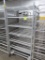 aluminum tub/tray rack, on casters