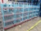 4-tier stocking cart w/ wire shelves