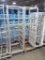 aluminum sheet pan racks, on casters
