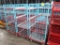 4-tier stocking cart w/ wire shelves