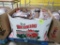 crate of hardwood smoking chunks & pellets