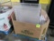 crate of plastic tubs & lids
