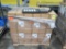 pallet of Guardco LED parking lot lights, new