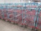 wire shelving stocking carts on casters (4) shelves