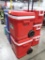 Igloo ice chests, w/ wheels & telescoping handles