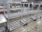 aluminum cooler racks, on casters