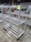 aluminum cooler rack, on casters