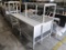 aluminum cooler rack w/ poly table attached
