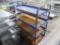 4-tier stocking cart w/ solid shelves