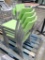 chairs- aluminum frames w/ plastic seats