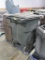 pallet of waste receptacles