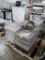 pallet of misc- aluminum sheet pans, plastic tubs & lids,trays,