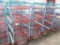 wire shelving stocking carts on casters (4) shelves