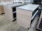 merchandising tables w/ shelves