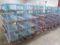 wire shelving stocking carts on casters (4) shelves