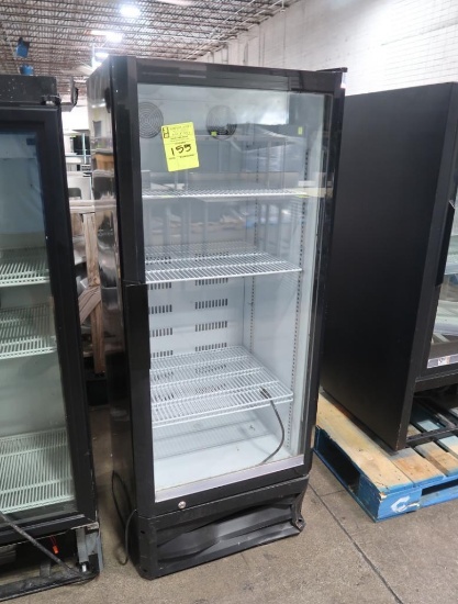 glass door refrigerated back bar cooler