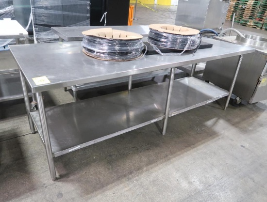 stainless table w/ undershelf