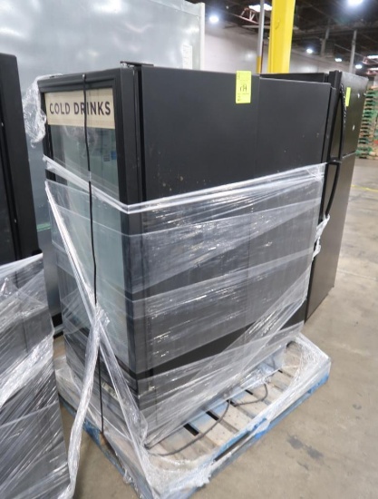 True glass door refrigerated merchandisers