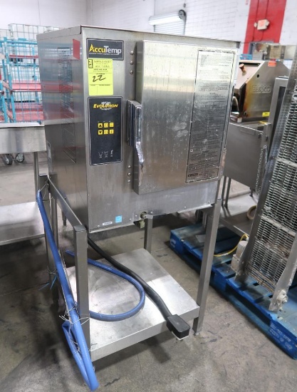 AccuTemp Evolution boiler-free steamer, on stand
