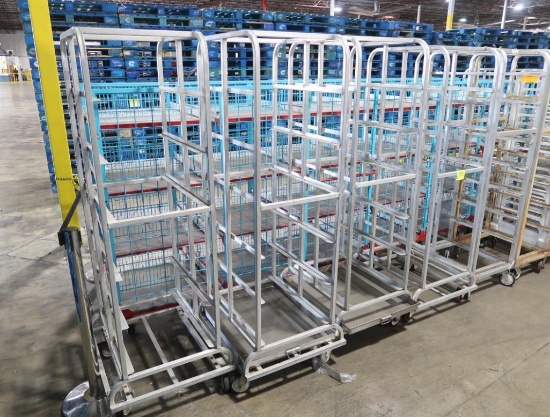 aluminum sheet pan racks w/ space for drip tray