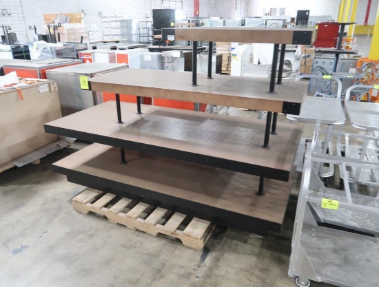 4-tier merchandiser
