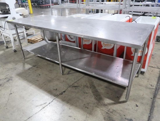 stainless table w/ undershelf