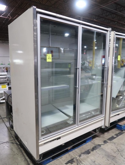 Hill Phoenix freezer doors, 2) door case, sold by the door