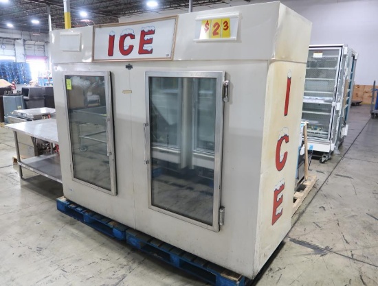 Leer ice merchandiser, self-contained