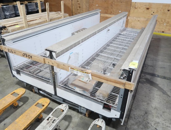 Hussmann 12' freezer bunker w/ ele defrost, no ends