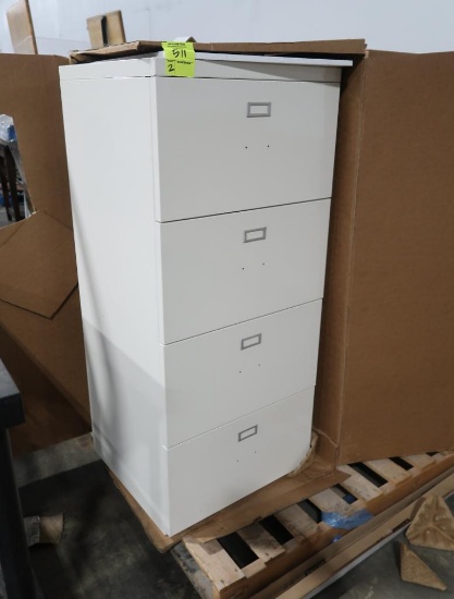 4) drawer cabinets