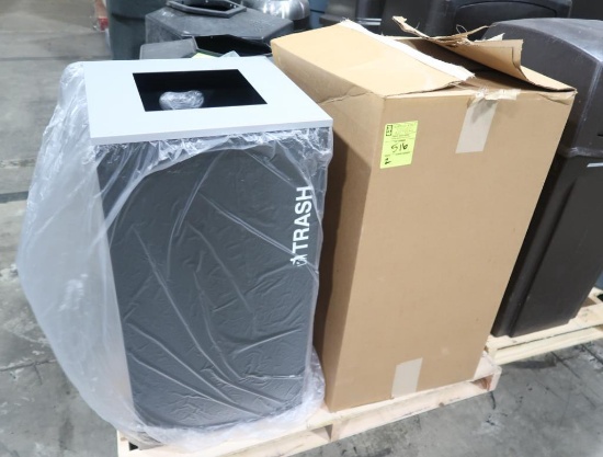 new trash receptacles