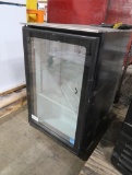 Imbera glass door refrigerator w/ stainless top
