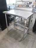 stainless table