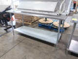 stainless table w/ undershelf