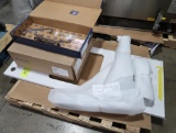 solid surface countertop, w/ sink & faucet, new
