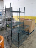 wire shelving units, epoxy coated
